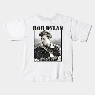 Dylan // Vintage 70s aesthetic style design Kids T-Shirt